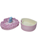 Precious Moments Trinket Box 834003, Heart-Shaped Covered Box with Birds