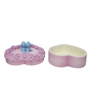 Precious Moments Trinket Box 834003, Heart-Shaped Covered Box with Birds