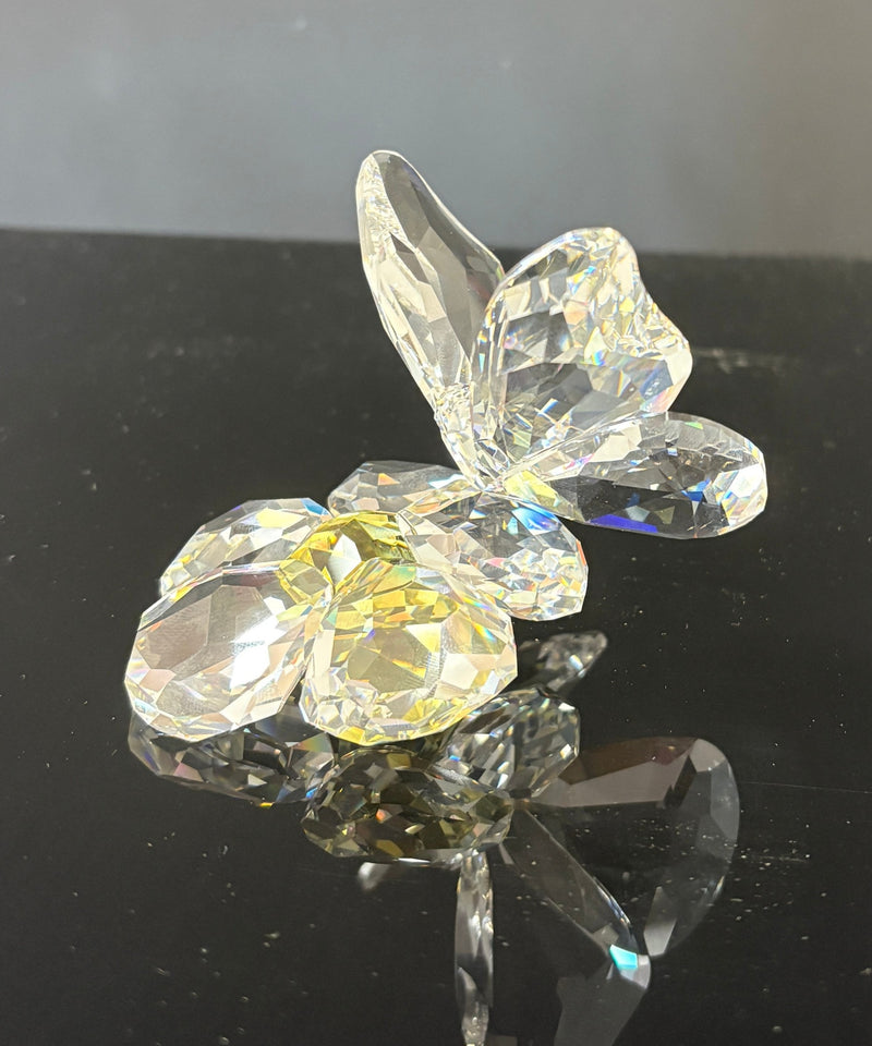 Swarovski Figurine: 840190 Butterfly on Flower
