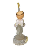 Precious Moments Figurine 843652, Dreams- Angel Boy on Carousel Horse