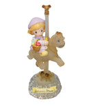 Precious Moments Figurine 843725, Autumn's Praise Carousel Horse