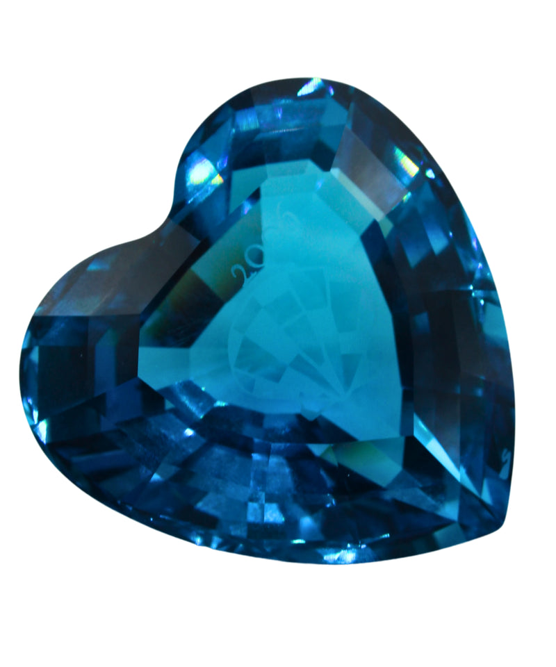 Swarovski Paperweight: 844184 Blue Heart  | SCS