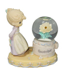 Precious Moments Figurine 844381, November Birthstone Waterball with Girl