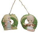 Precious Moments Ornament 865354HD, 9 and 10 Days of Christmas