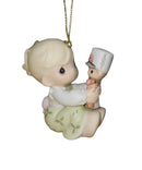 Precious Moments Ornament 877441, May Your Christmas Begin with a Bang! Dated 2001
