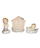 Precious Moments Figurine 879622, The Good Book Library, Heavenly Daze Series, 3 pc set
