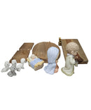 Precious Moments Figurine 890024, A Savior is Born Nativity Set, Hallmark Exlusive