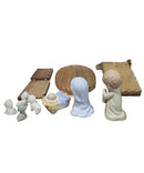 Precious Moments Figurine 890024, A Savior is Born Nativity Set, Hallmark Exlusive