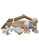 Precious Moments Figurine 890024, A Savior is Born Nativity Set, Hallmark Exlusive