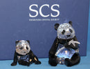 Swarovski Figurine: 900918 Panda Mother and Cub