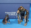 Swarovski Figurine: 952504 Gorillas Mother and Cub