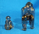 Swarovski Figurine: 952504 Gorillas Mother and Cub