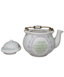 Precious Moments 954888, February is a Time for Love- Mini Teapot
