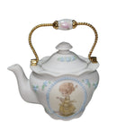 Precious Moments 954896, March Winds Blow Where They Please- Mini Teapot