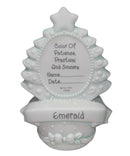 Precious Moments Plaque 956775, May Birthstone