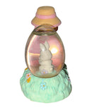 Precious Moments 960217A, Girl with Bunny and Egg shaped water globe