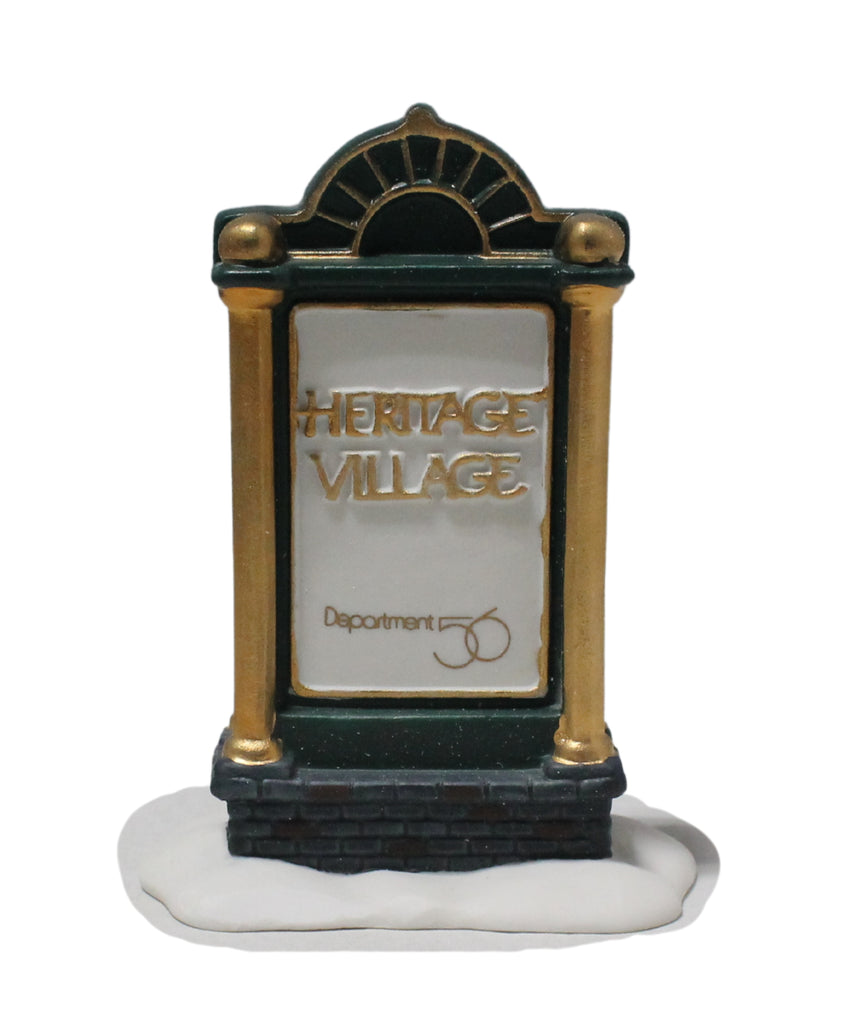 Department 56: 99538 Heritage Village Sign