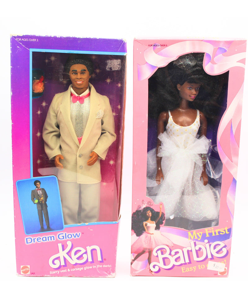 1985 and 1988 African American Barbies