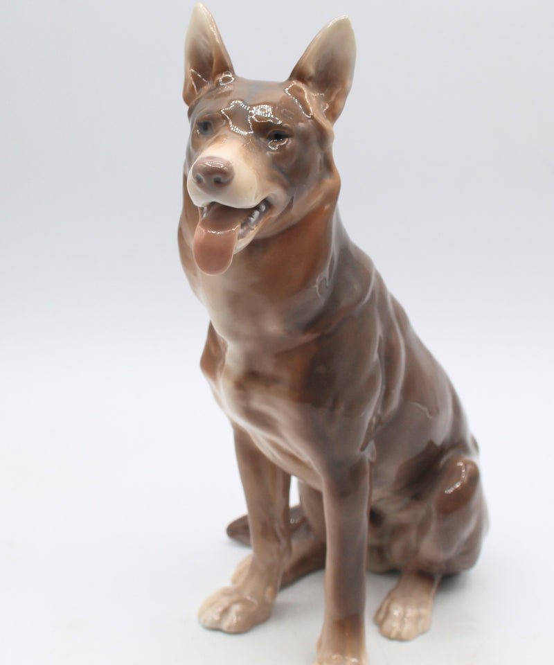 Bing and Grondahl Porcelain Figurine German and Shepard Dog