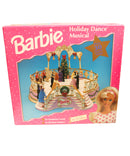 Vintage 1997 Mr. Christmas Barbie Holiday Dance Musical Animated Waltz Set