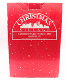 Christmas Village Snowman Cookie Jar