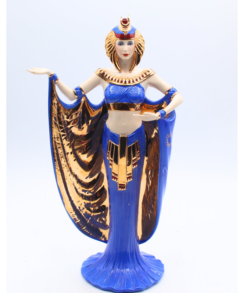 Franklin Mint Collectible Porcelain Figurine - Cleopatra