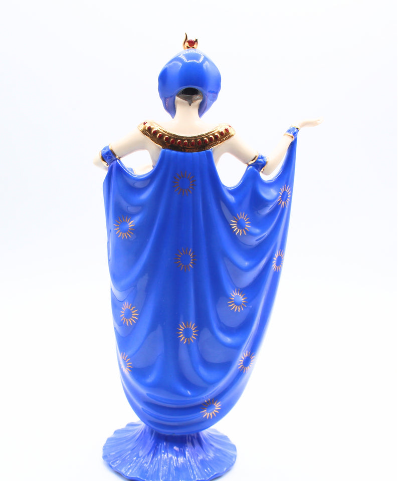 Franklin Mint Collectible Porcelain Figurine - Cleopatra