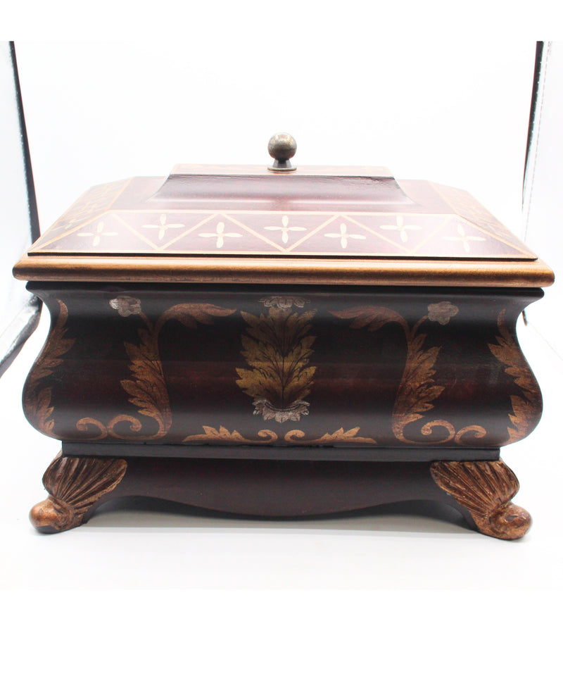 Wooden Chest with Black Lining