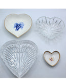 Heart Dishes and Tray Lot of 4