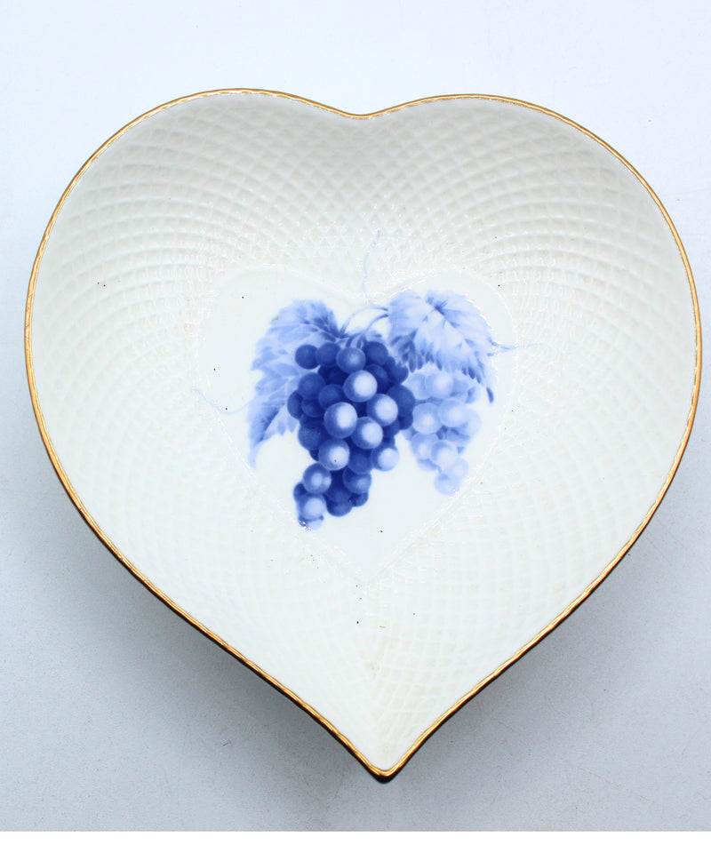 Heart Dishes and Tray Lot of 4