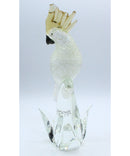 Murano Glass Birds of the World Cockatoo Sculpture