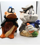 Daffy Duck and Bugs Bunny Cookie Jars