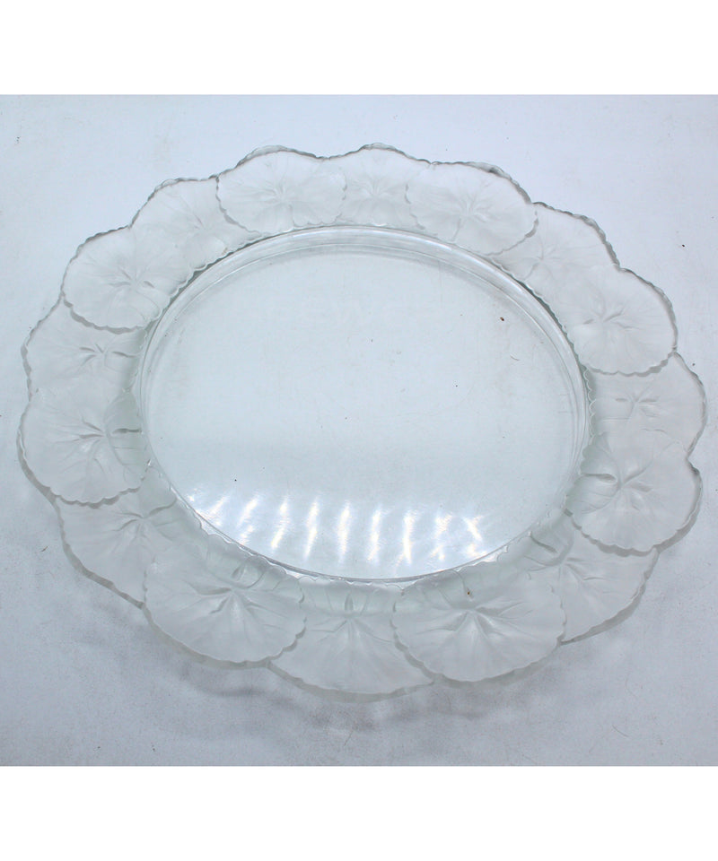Lalique Honfleor Plate