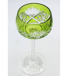 Bohemian Green Goblet