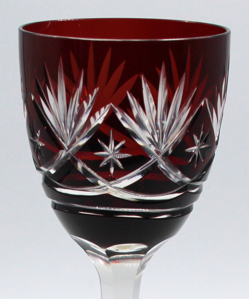 Ferdinand Von Poschinger Ruby Red Wine Glass
