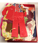 1973 Tiffany Taylor Doll with many of her clothes and outfits and her trunk