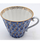 Lomonosov Imperial Teacup and Saucer "Forget me not" Design