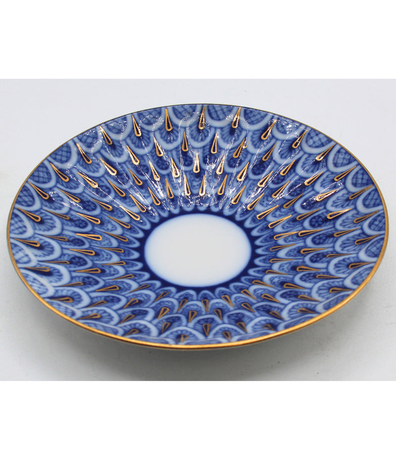 Lomonosov Imperial Teacup and Saucer "Forget me not" Design