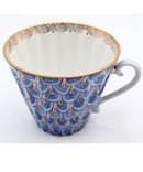 Lomonosov Imperial Teacup and Saucer "Forget me not" Design