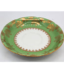 Royal Grafton Green with Gold Daisy Teacup and Saucer
