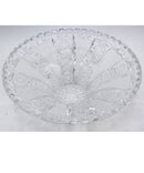 Bardejov Czech Bohemia Crystal Cut Funnel Bowl