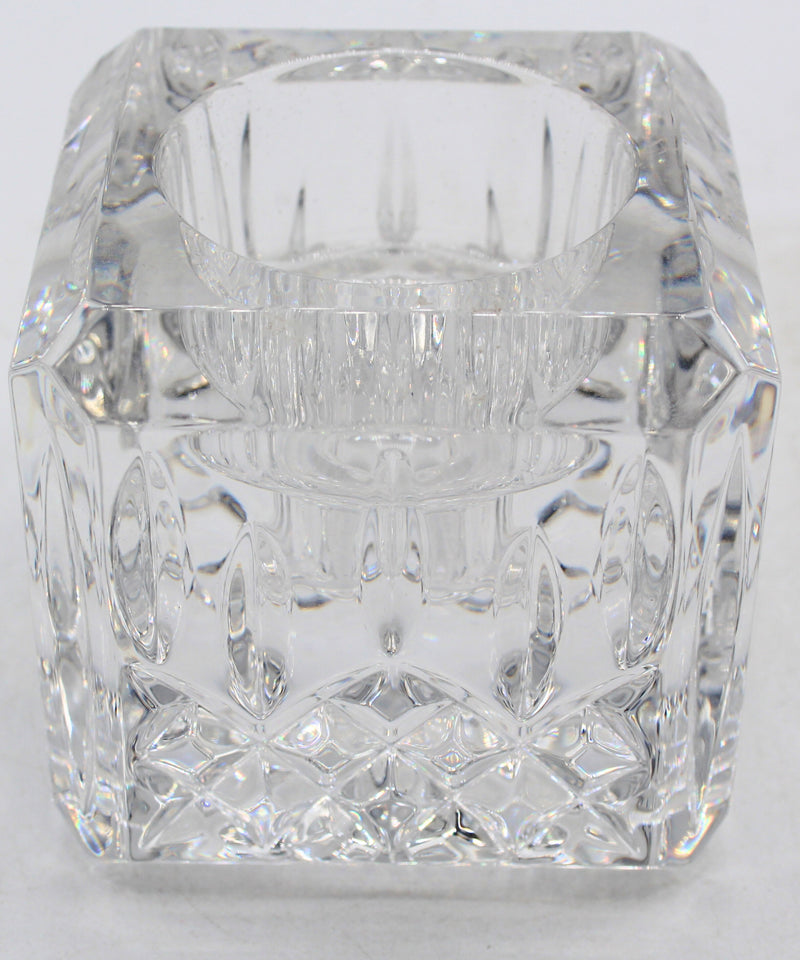 Waterford Lismore Square Candlestick Votive Lot of 3