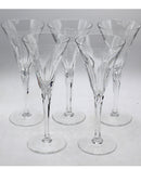 5 Ceska Danielle Pattern Crystal Glasses