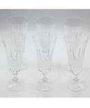 6 Cristal D'Arques-Durand Tuilleries Villandry Champagne Flutes