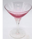 Set of 4 Wistaria Pink Tiffen-Franciscan Glasses