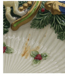 Fitz and Floyd Santa's Magic Workshop Candy Bowl