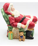 Fitz and Floyd Sleeping Santa Cookie Jar