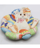 Fitz and Floyd Eggscapades Easter Canape Plate