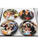 W J George Fine China Plates Lot of 4