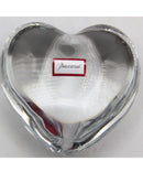 Baccarat Puffed Crystal Clear Heart Shaped Paperweight